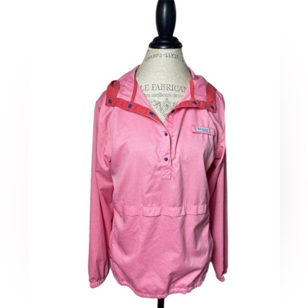 Columbia Pink Light Weight Pullover Hoodie Size Medium